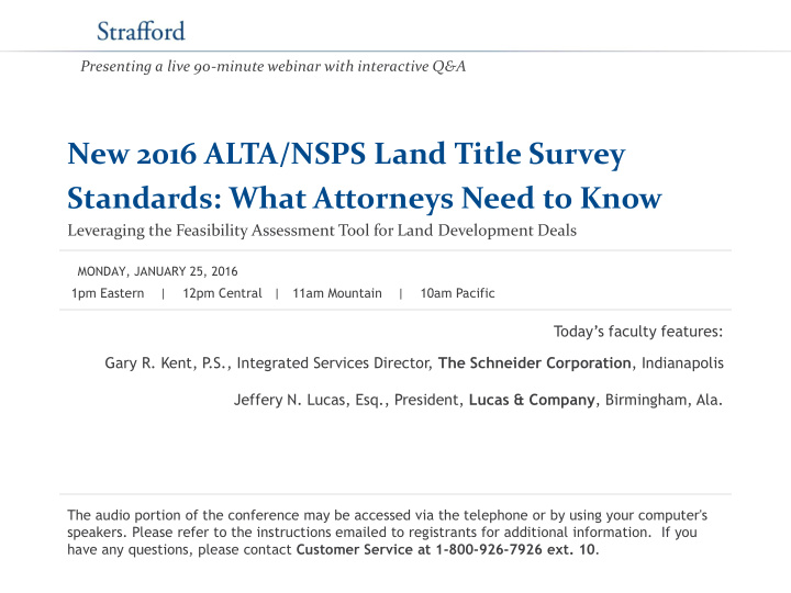 standards what attorneys need to know