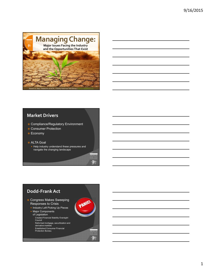 managing change