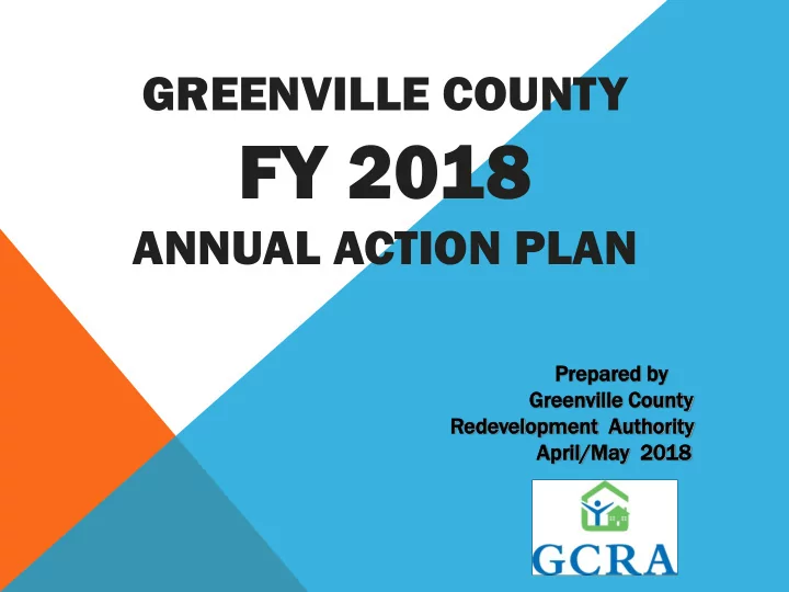fy 2018 annual action plan