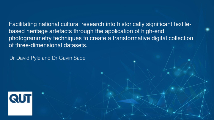 facilitating national cultural research into historically