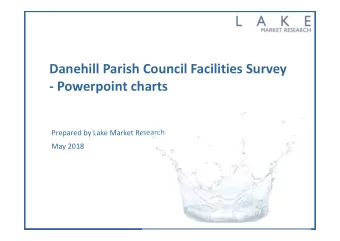 Danehill Parish Council Facilities Survey  - Powerpoint charts  Prepared by Lake Market Research
