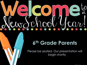 Please be seated. Our presentation will  begin shortly  General Education:  Mrs. Andersen  Special