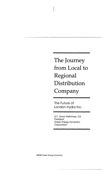 Company zyxwvutsrqponmlkjihgfedcbaZYXWVUTSRQPONMLKJIHGFEDCBA  The Journey  from Local to  Regional