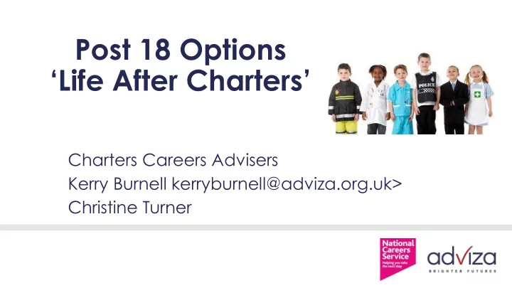 post 18 options life after charters