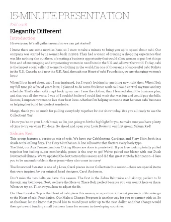 15-MINUTE PRESENTATION  Fall 2016  Elegantly Different  Introdu  Introduction  tion  Hi everyone,