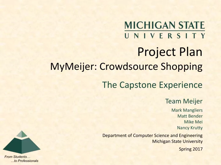 project plan