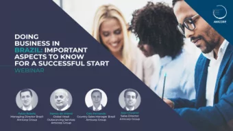 WITH THE EXPERTS  Webinar by Amicorp Group  Fabio Rabelo  Hanno de Vriend  Caio Fernando  Jase