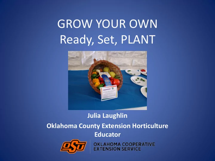 grow your own ready set plant