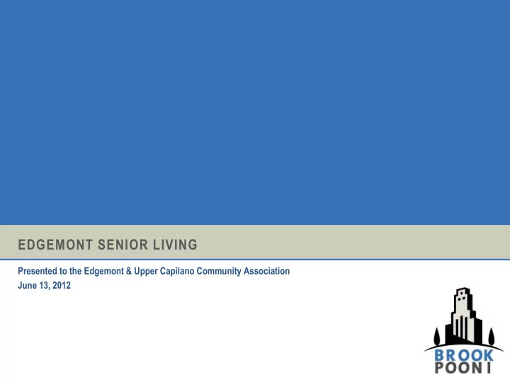 edgemont senior living
