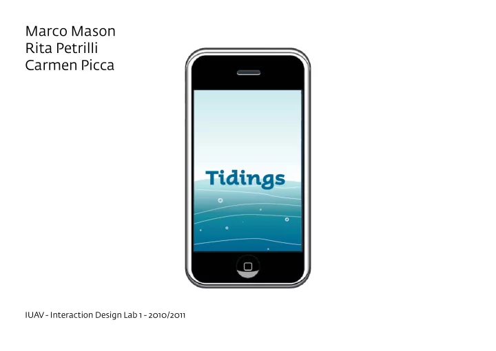 marco mason rita petrilli carmen picca