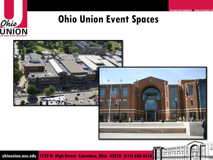 ohio union event spaces