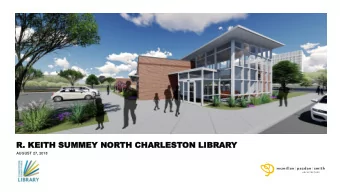 R.  R. KEITH  KEITH SUMMEY  SUMMEY NO  NORTH CHA  TH CHARLEST  RLESTON  ON LIB  LIBRA  RARY  AUGUST