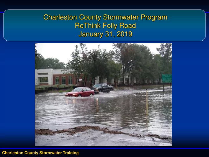 charleston county stormwater program rethink folly road