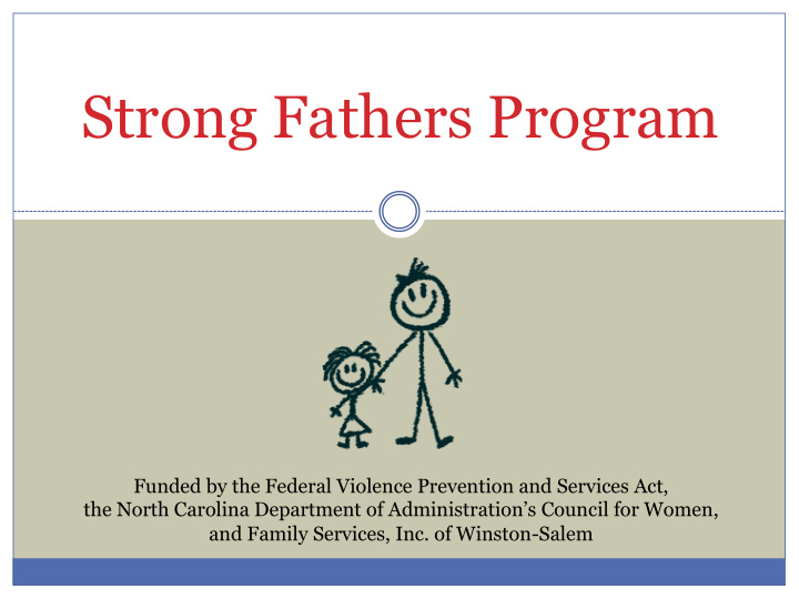 strong fathers program