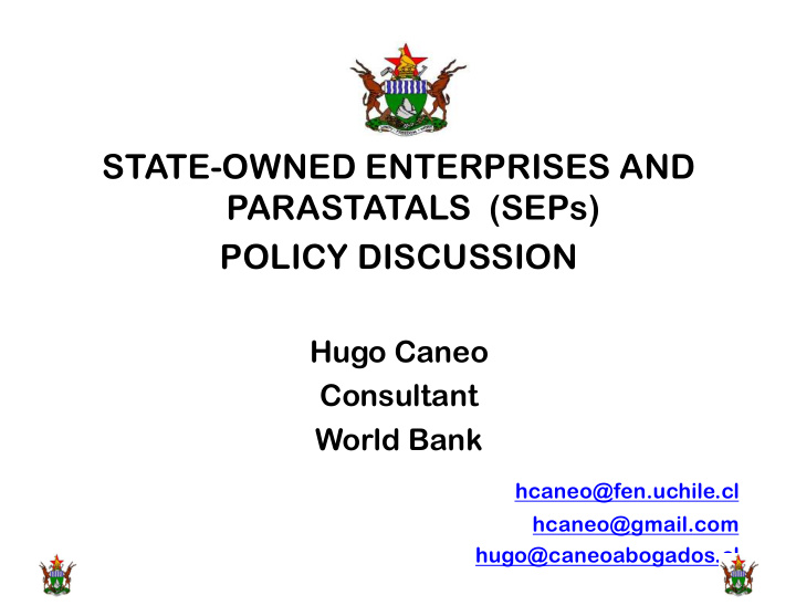 state owned enterprises and parastatals seps policy