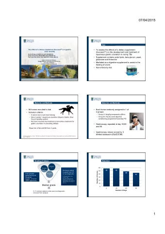 07/04/2015  Aim The effect of a dietary supplement (Succeed ) on gastric  To assess the