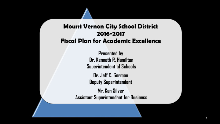 mount vernon city school district 2016 2017 fiscal plan