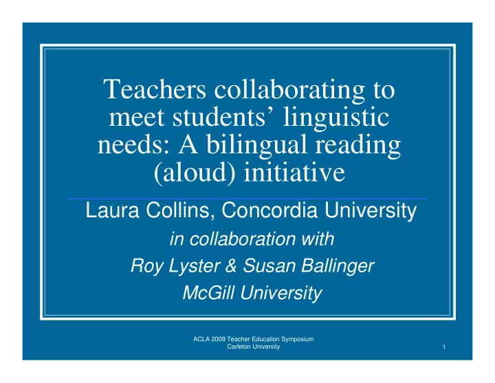teachers collaborating to meet students linguistic needs