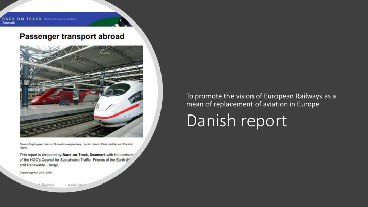 danish report non co2 related climate consequences from