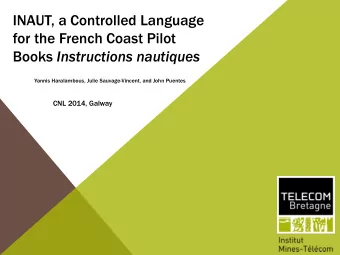 Books Instructions nautiques  Yannis Haralambous, Julie Sauvage-Vincent, and John Puentes  CNL