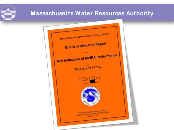 massachusetts water resources authority