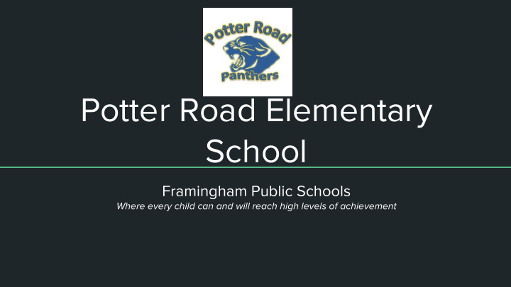 potter road elementary school