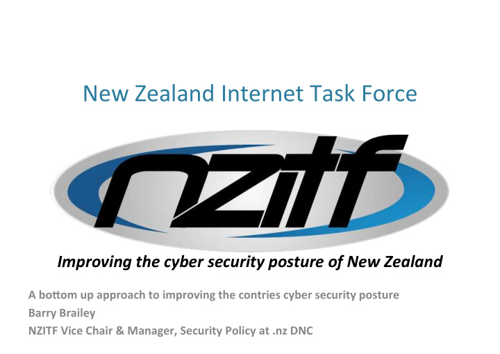 new zealand internet task force