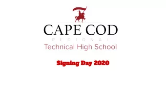 Signing Day 2020  Virtual Signing Day Program  Introduction:  Annie Dolan-Niles, Technical