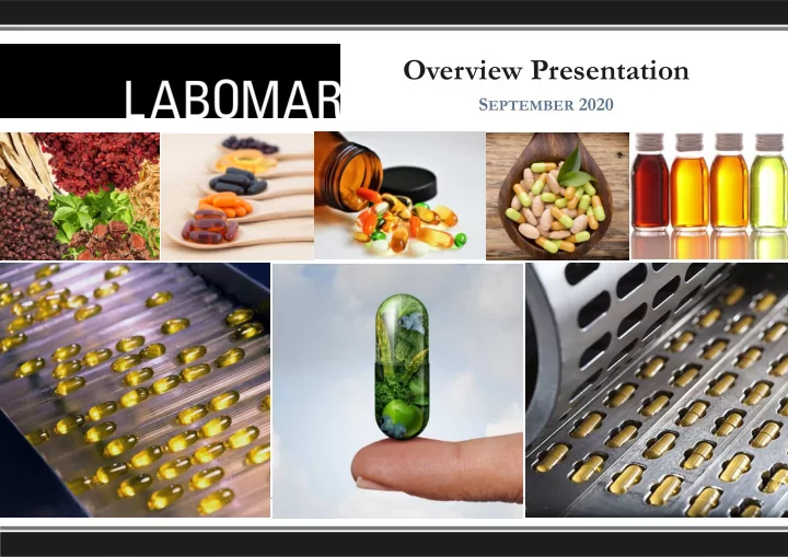 overview presentation