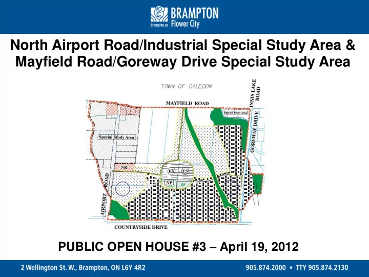 north airport road industrial special study area mayfield
