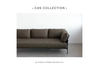 &gt; CAN COLLECTION &lt;  By RON A N  &amp; ER WA N  BOU ROUL L EC &gt; CAN COLLECTION &lt;  In the