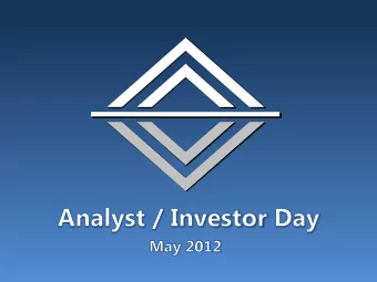 Safe Harbor  In keeping with the SECs Safe Harbor guidelines, certain statements made