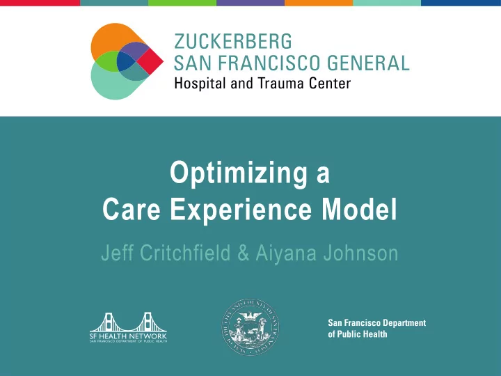 optimizing a