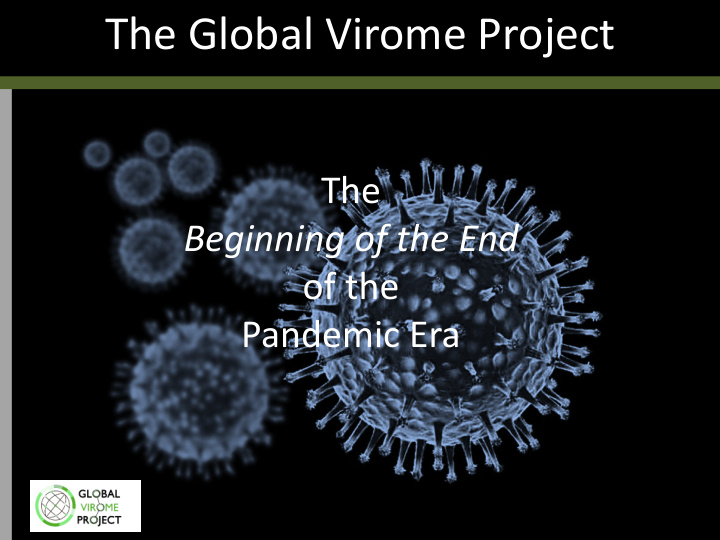 the global virome project