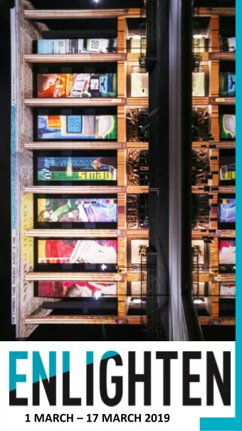 2-18 MARCH 2018 1 MARCH  17 MARCH 2019 1 March  16 March 2019  2-18 MARCH 2018  OVERVIEW 1