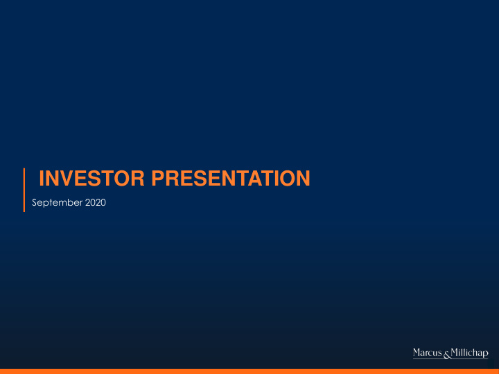 investor presentation