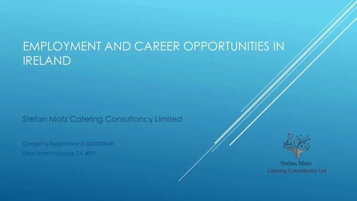 employment and career opportunities in ireland