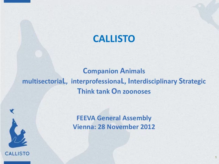 c ompanion a nimals multisectoria l interprofessiona l i