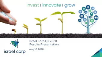 Results Presentation  Aug 10, 2020  Translation and Forward-Looking Statements  Conv  onven  enien
