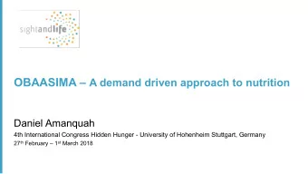 Overview Partners: Association of Ghana Industries (AGI), Ghana  Standards  Authority  (GSA),