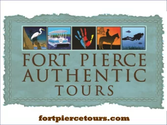 for  fortpi  tpiercetou  ercetours  rs.com  .com  Fort Pierce Lady  Smithsonian Marine Station