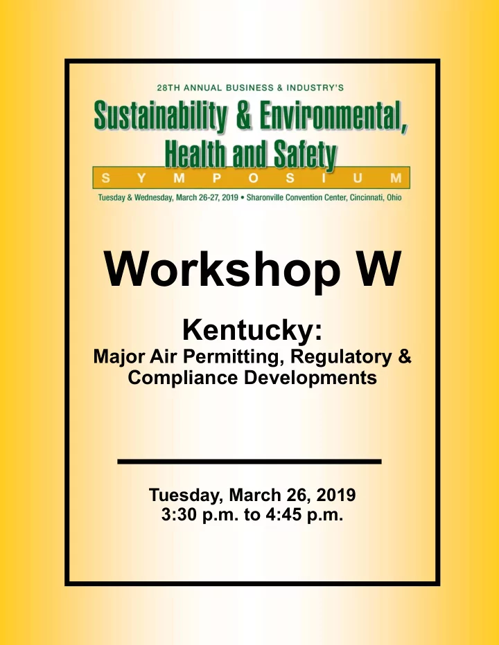 workshop w