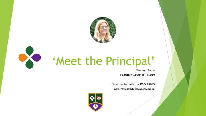 meet the principal