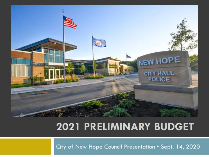 2021 preliminary budget