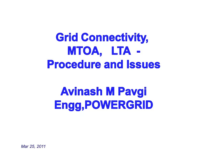 indian power system present