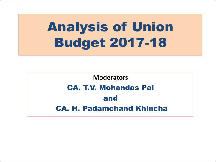 budget 2017 18