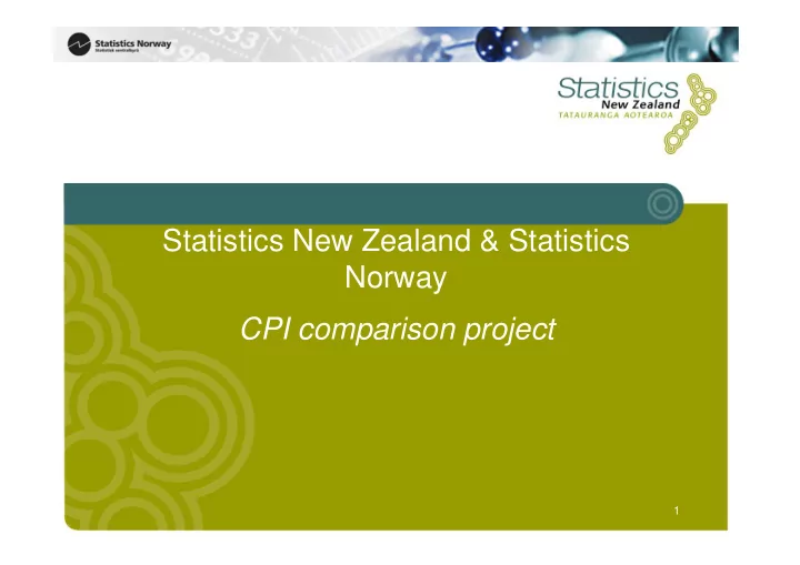 statistics new zealand statistics norway cpi comparison