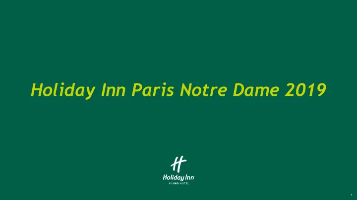 1 holiday inn paris notre dame the modern designed
