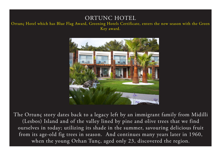 ortunc hotel