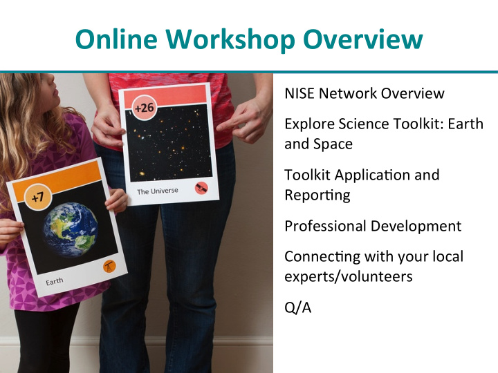 online workshop overview